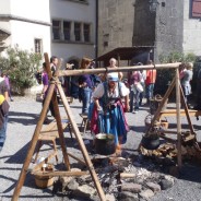 A medieval faire in a real castle!